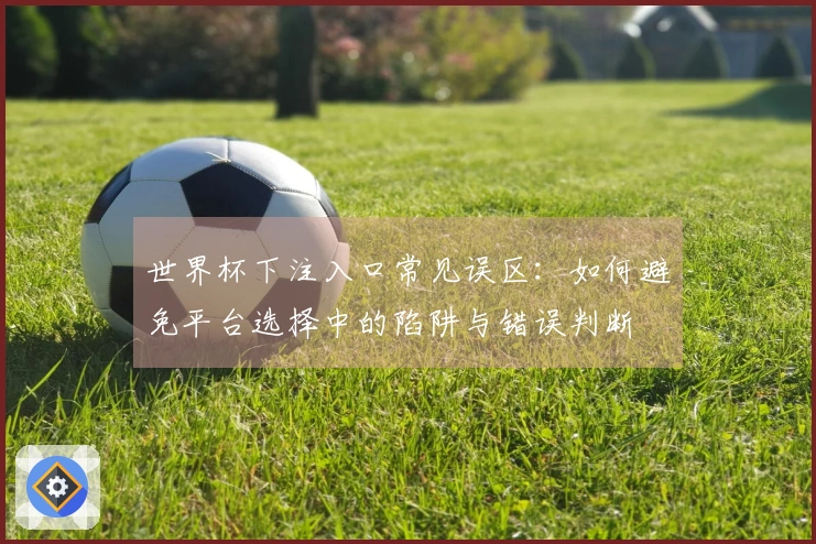 世界杯下注入口常见误区：如何避免平台选择中的陷阱与错误判断