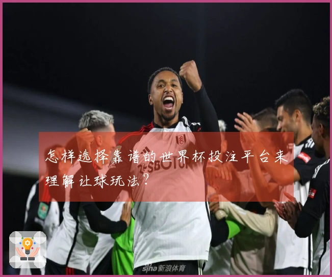怎样选择靠谱的世界杯投注平台来理解让球玩法？